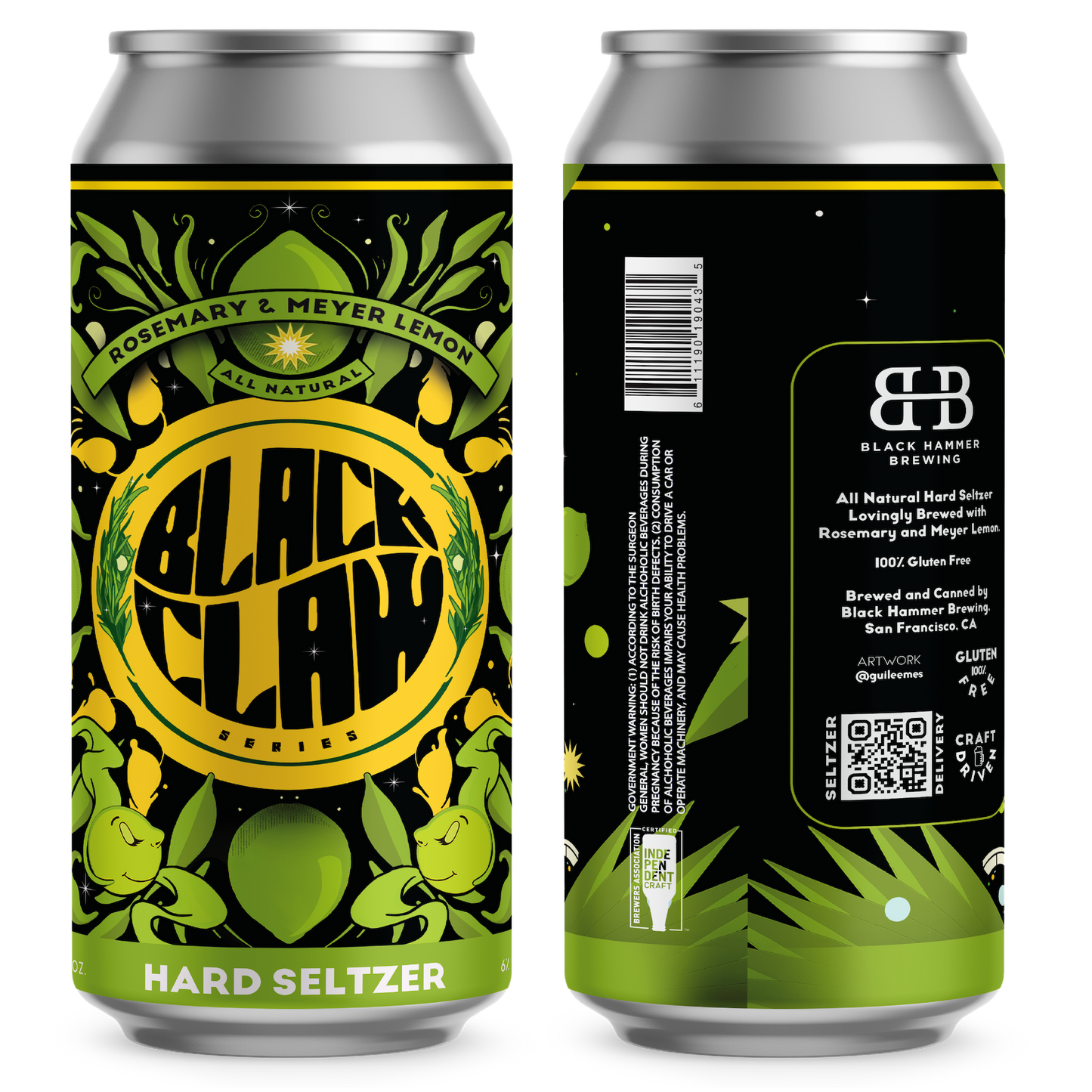 Black Claw: Rosemary & Meyer Lemon
