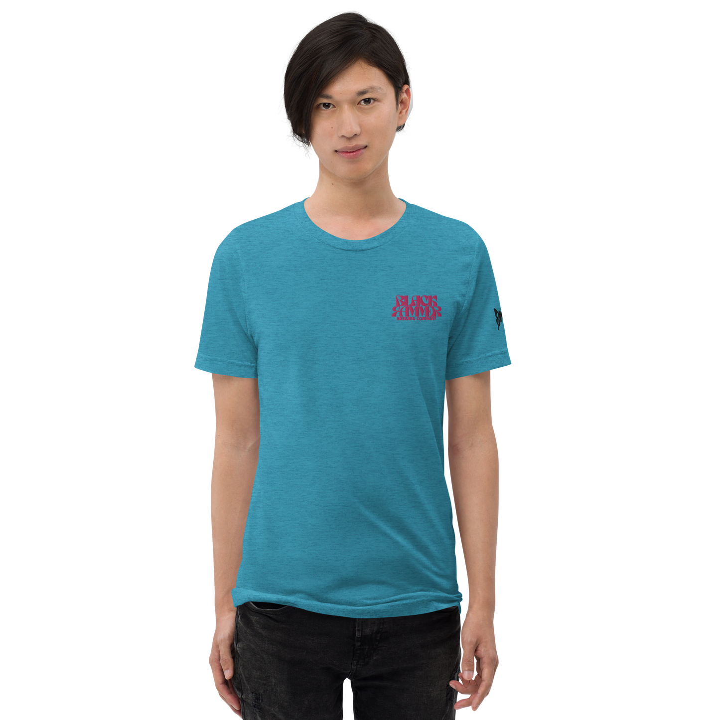 You Are Beautiful Embroidered and Printed T-Shirt