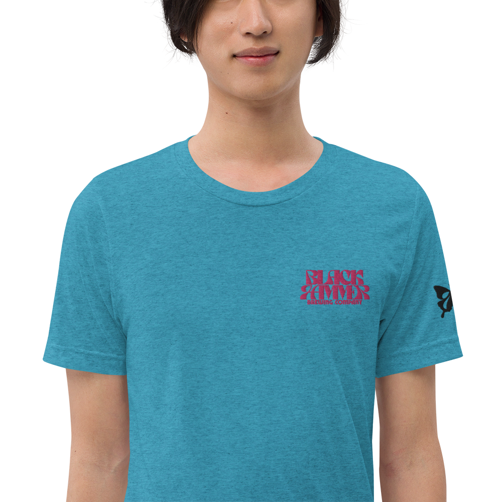 You Are Beautiful Embroidered and Printed T-Shirt