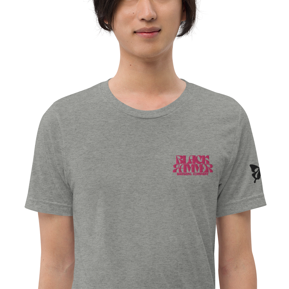 You Are Beautiful Embroidered and Printed T-Shirt