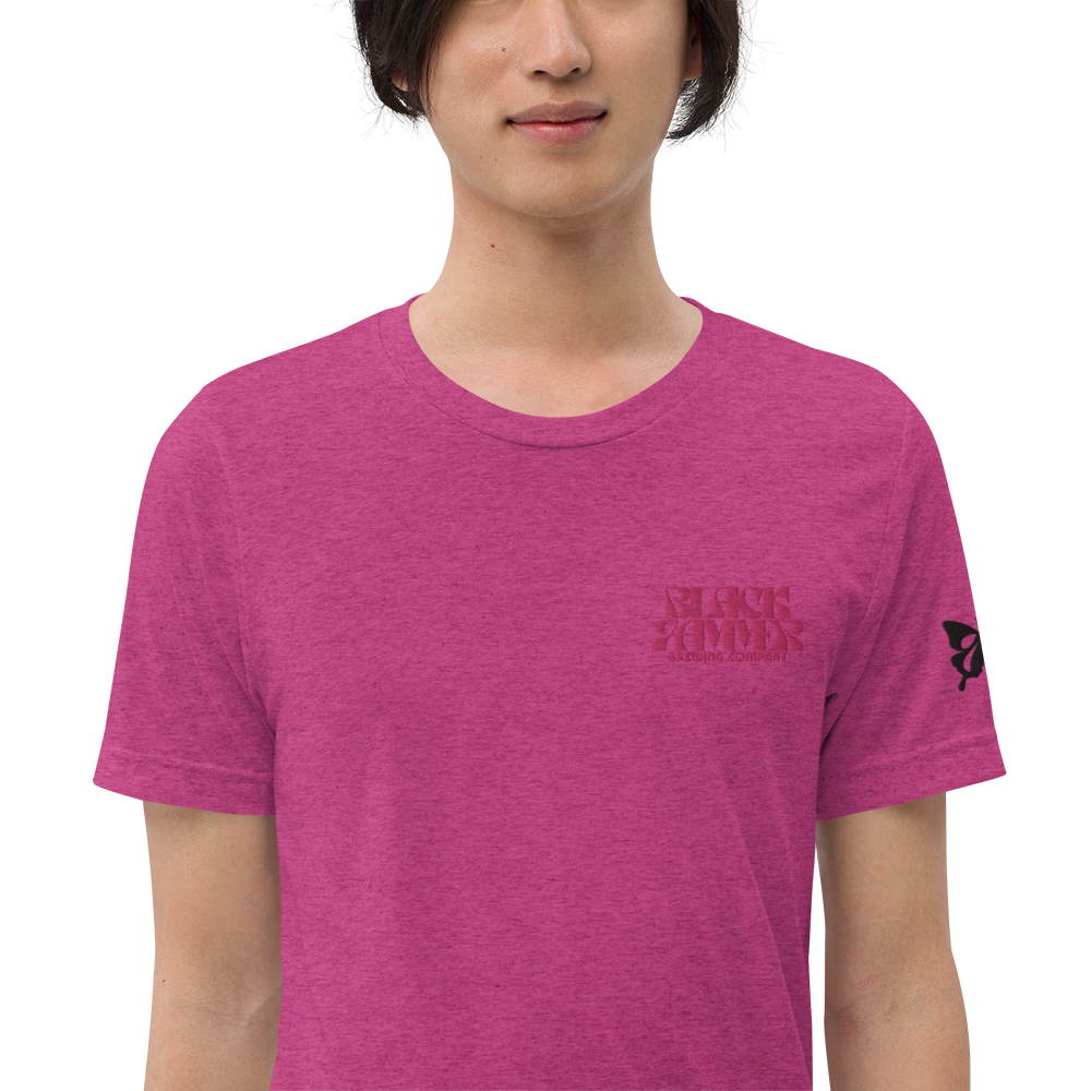 You Are Beautiful Embroidered and Printed T-Shirt