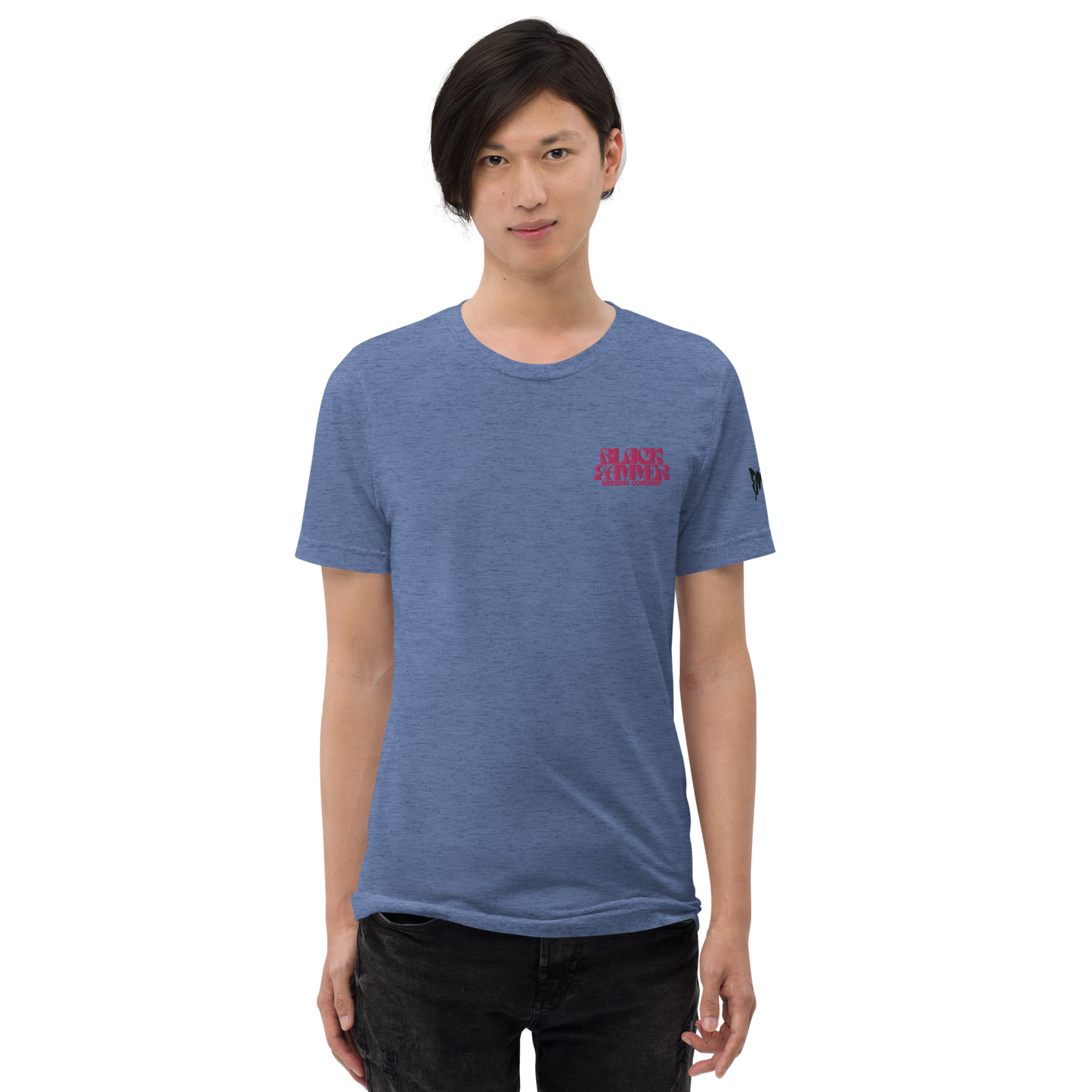 You Are Beautiful Embroidered and Printed T-Shirt
