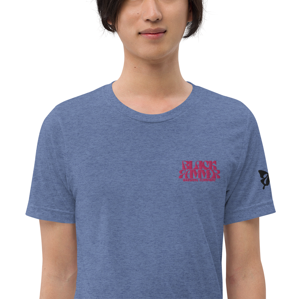 You Are Beautiful Embroidered and Printed T-Shirt