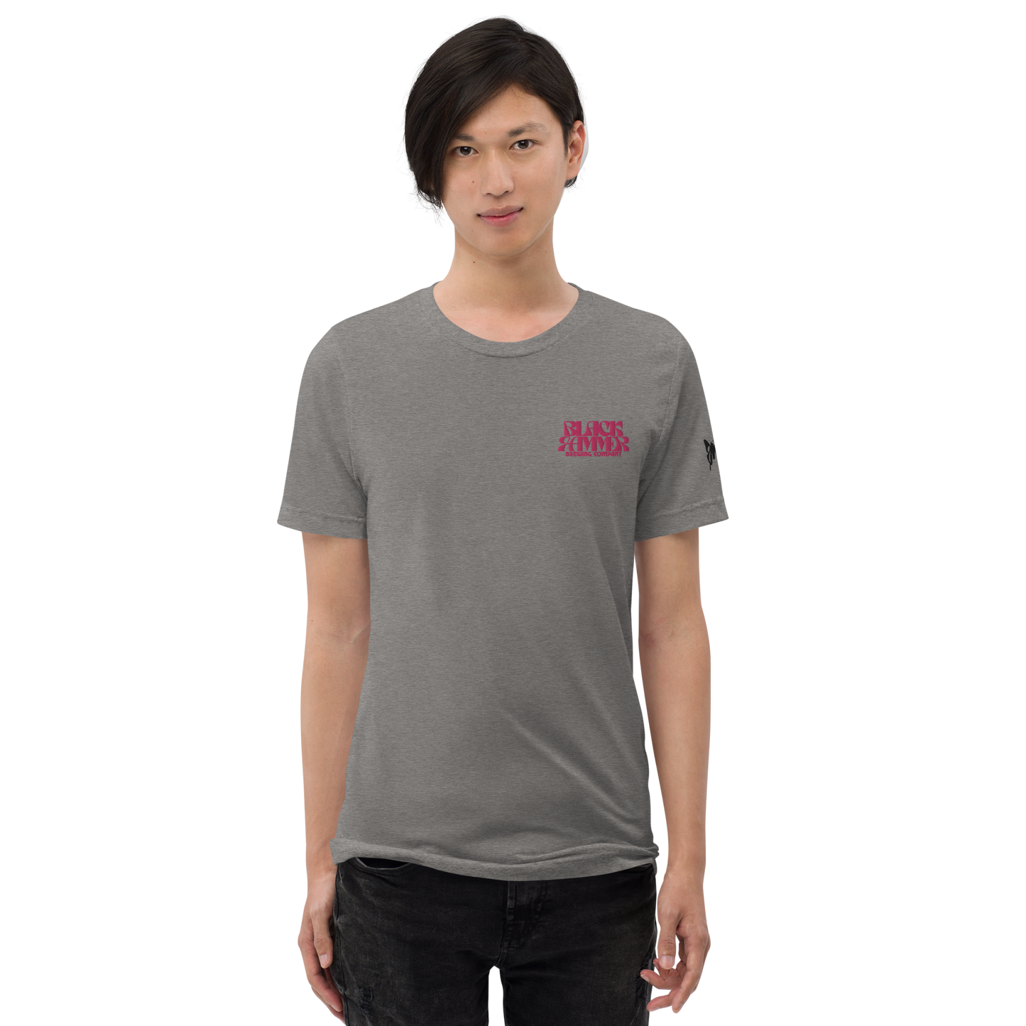 You Are Beautiful Embroidered and Printed T-Shirt