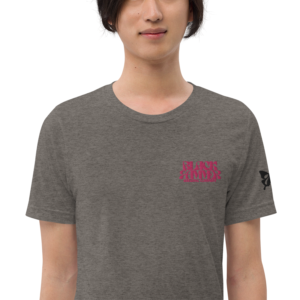 You Are Beautiful Embroidered and Printed T-Shirt