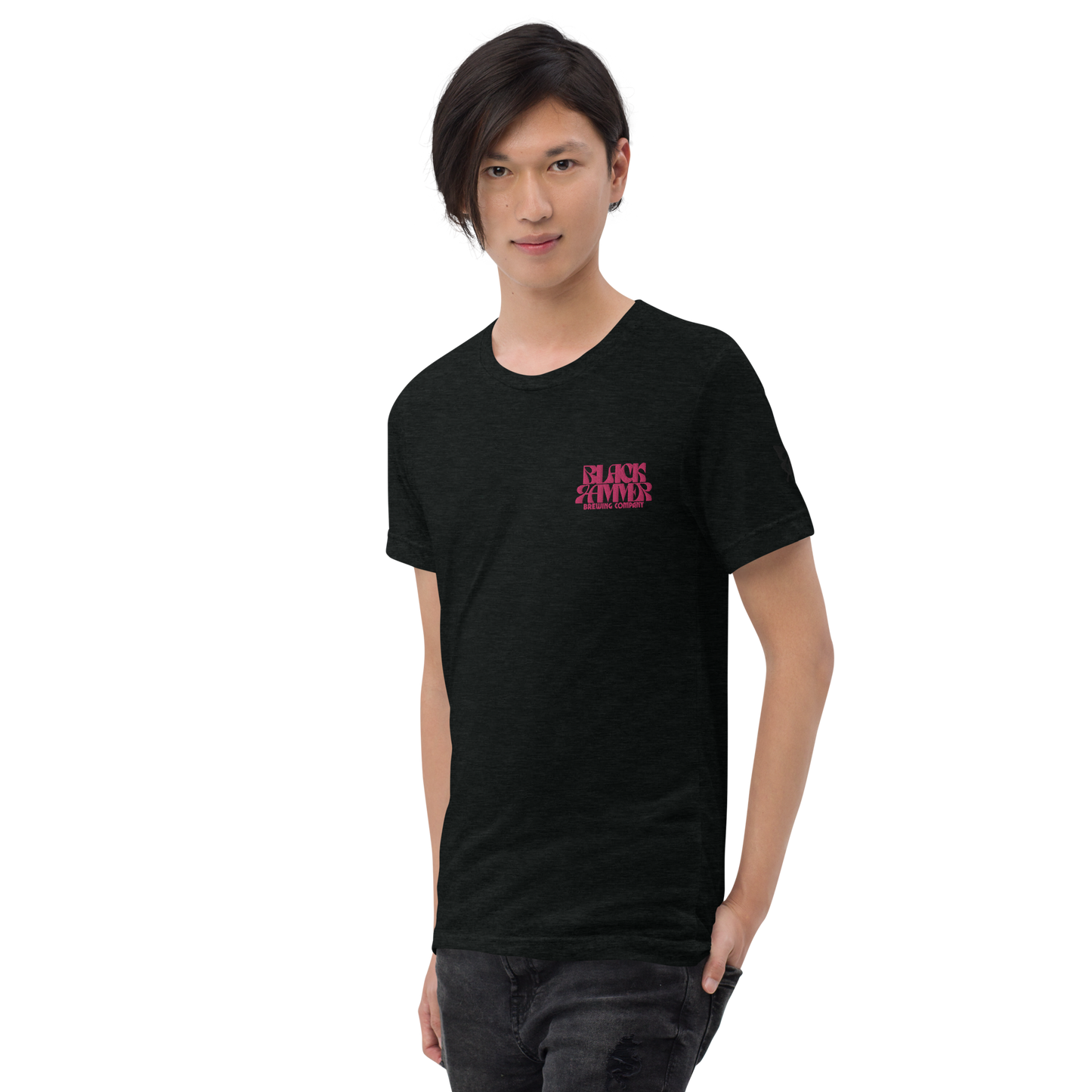 You Are Beautiful Embroidered and Printed T-Shirt