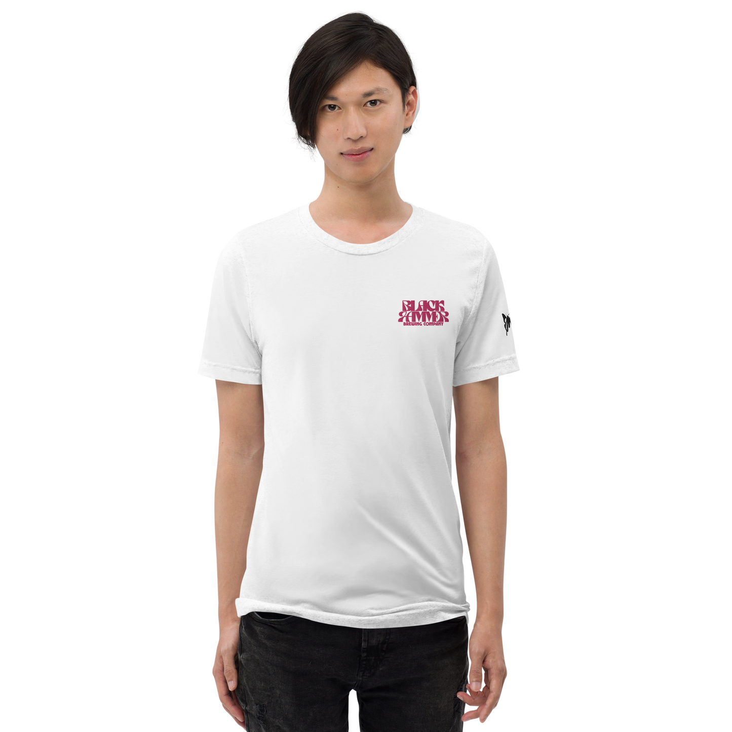 You Are Beautiful Embroidered and Printed T-Shirt