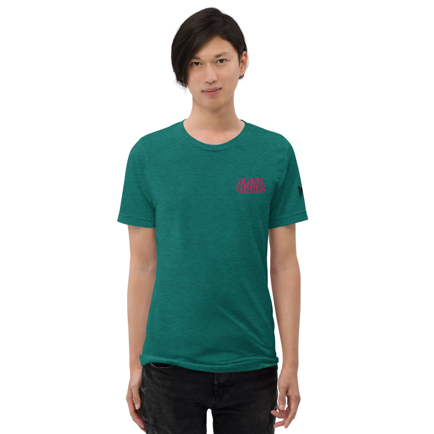 You Are Beautiful Embroidered and Printed T-Shirt