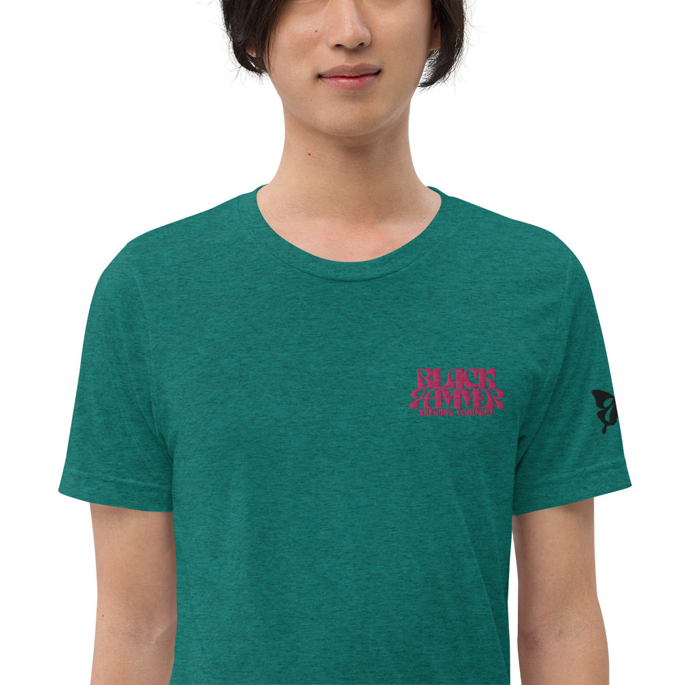 You Are Beautiful Embroidered and Printed T-Shirt