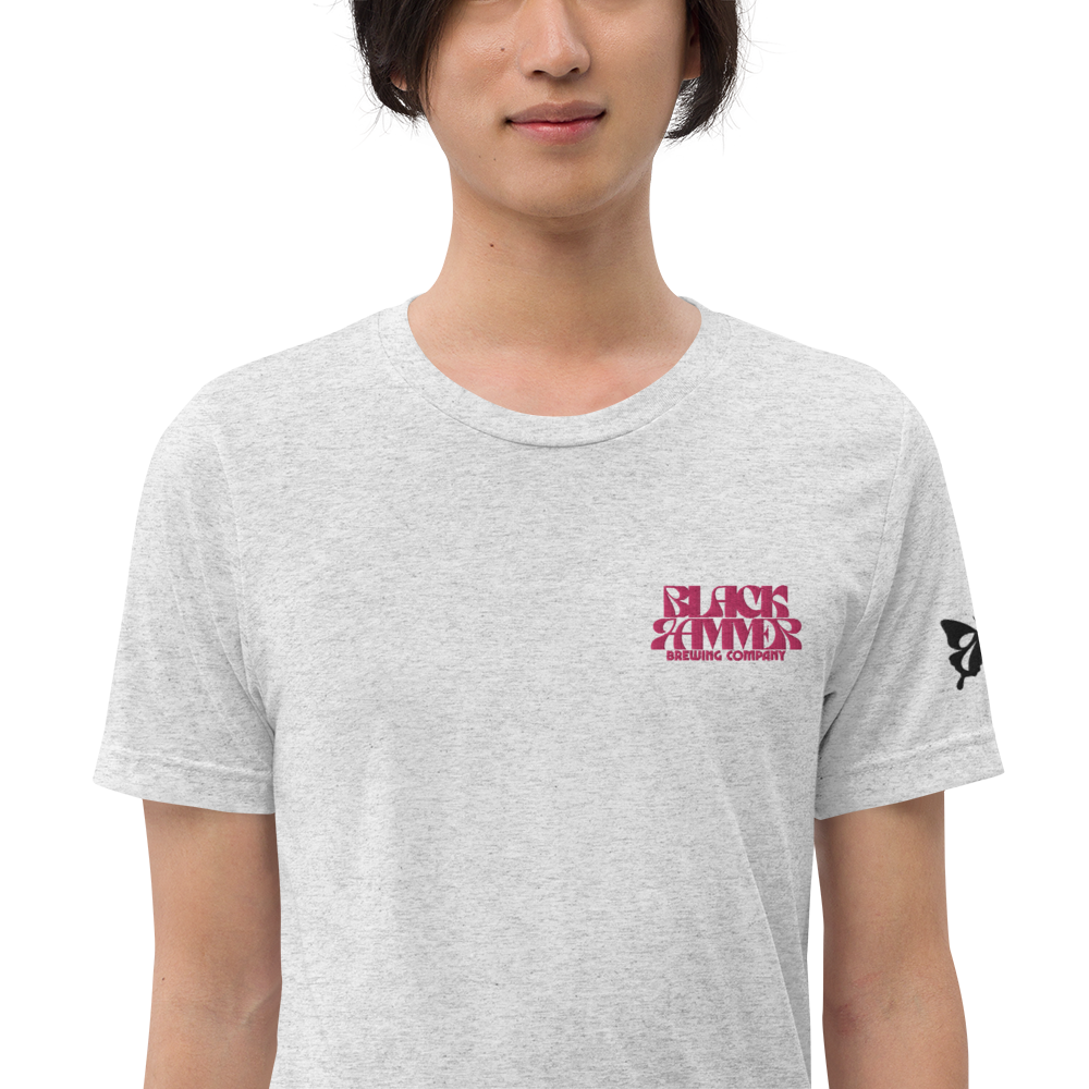 You Are Beautiful Embroidered and Printed T-Shirt